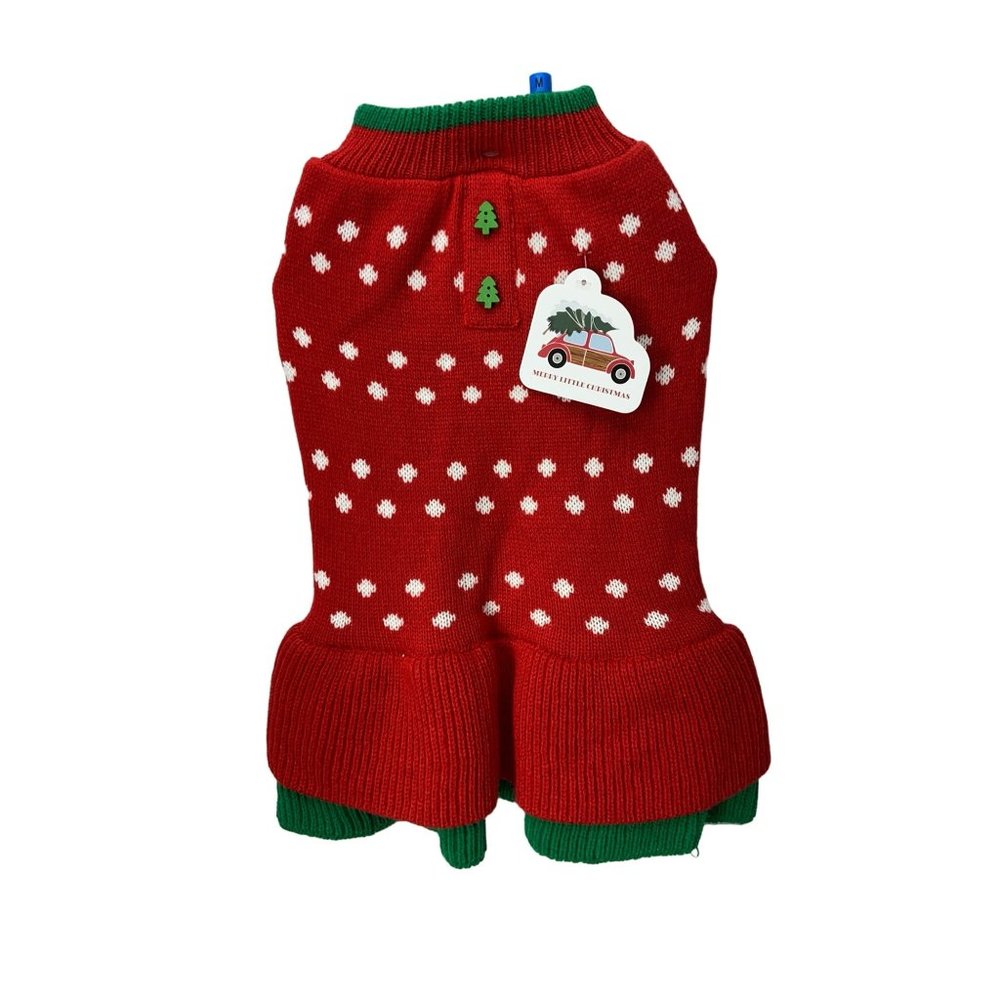 CSCHome Dogs Sweater Pullover Knitwear Christmas Holiday Pet Outfits Washable Do